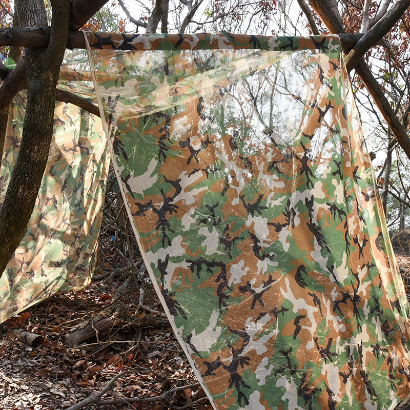 Rede camuflada 300d transparente para caça, tenda, sombra, acampamento e uso em festas
