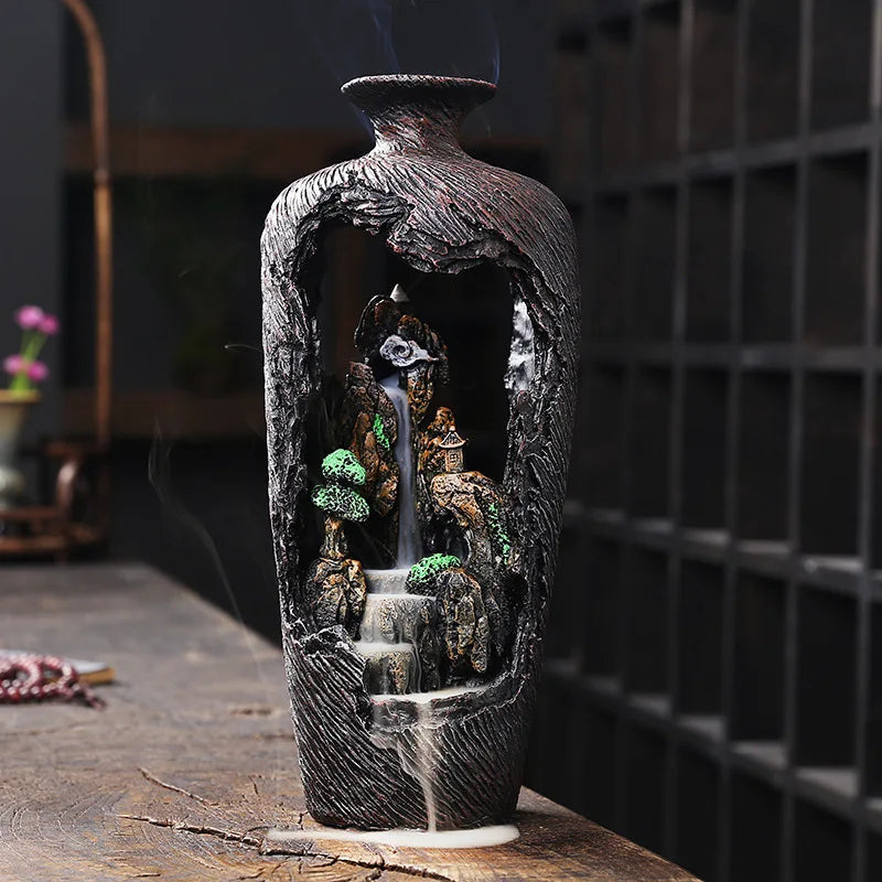Queimador de Incenso Cascata Fengshui