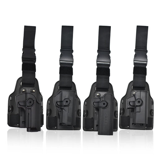 Coldre de Perna IMI para Pistola. Compatível com Glock 17, 19, Beretta M9, 92, 96, Colt 1911, Beretta PX4 Storm