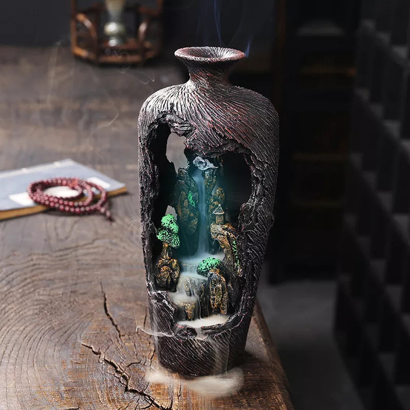 Queimador de Incenso Cascata Fengshui