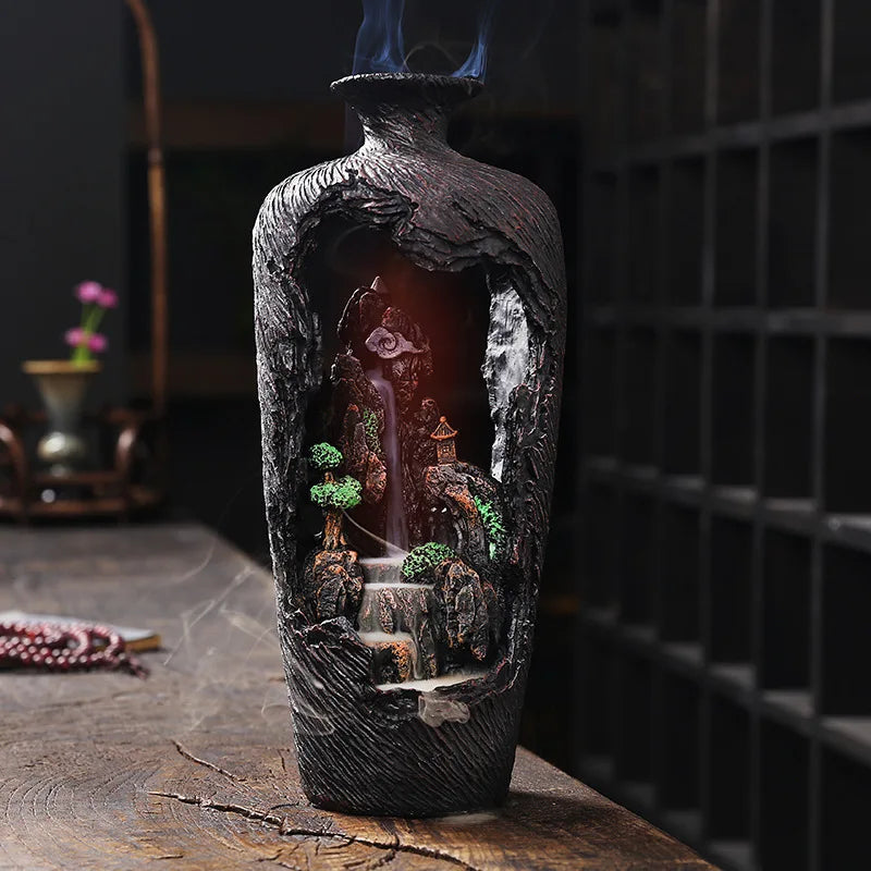 Queimador de Incenso Cascata Fengshui