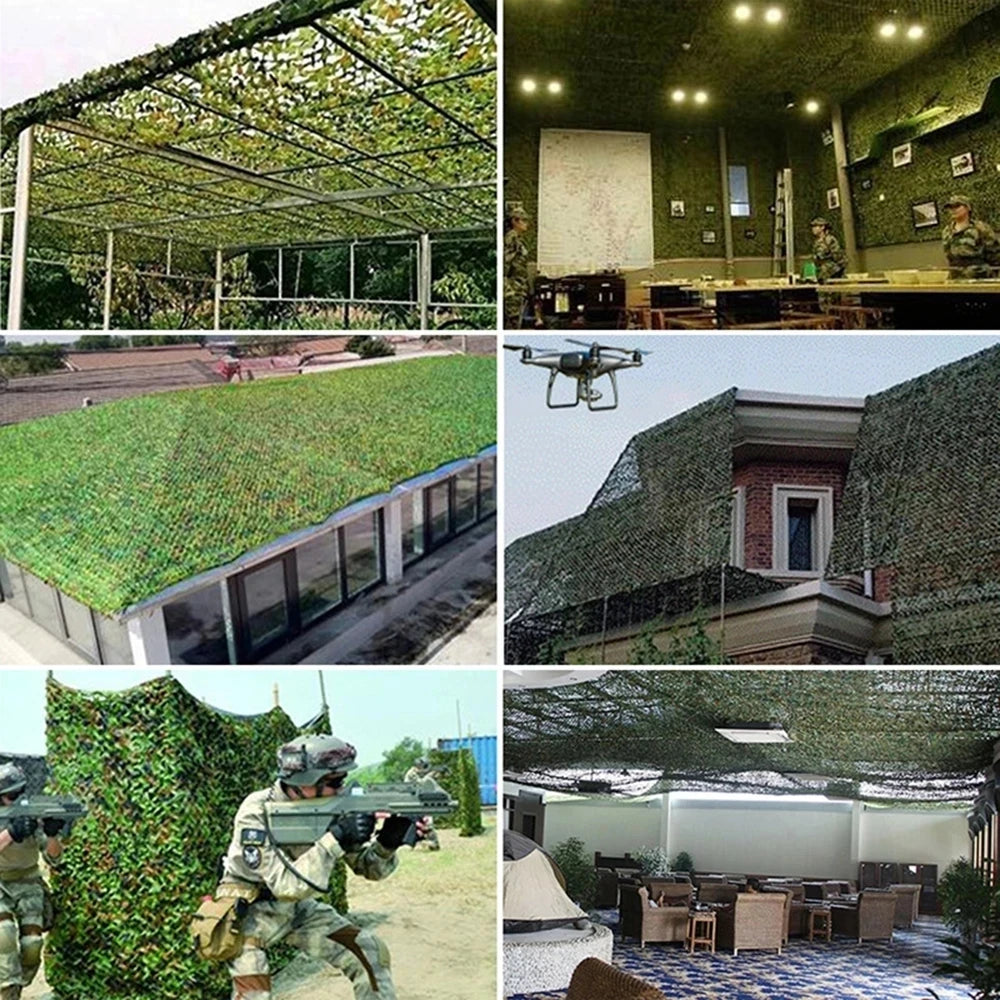Rede Camuflada para Caça e Gazebo de Jardim - ArmariaBr