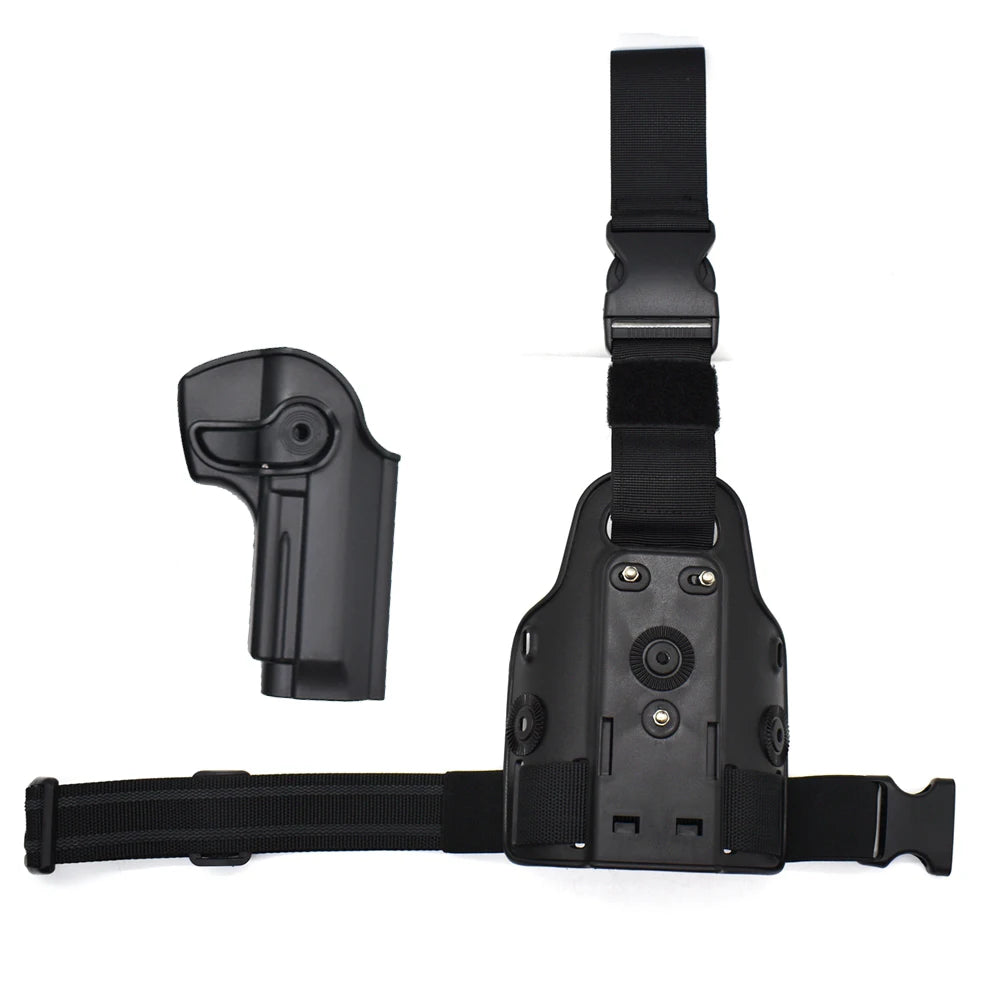 Coldre de Perna IMI para Pistola. Compatível com Glock 17, 19, Beretta M9, 92, 96, Colt 1911, Beretta PX4 Storm