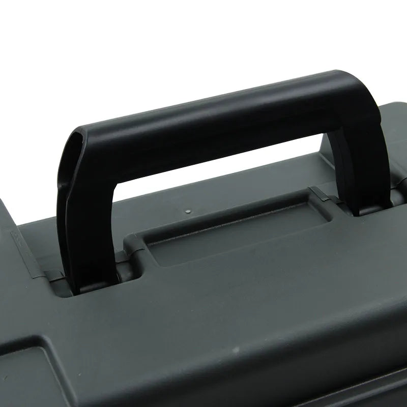 Caixa de plástico para armazenamento de armas e munição