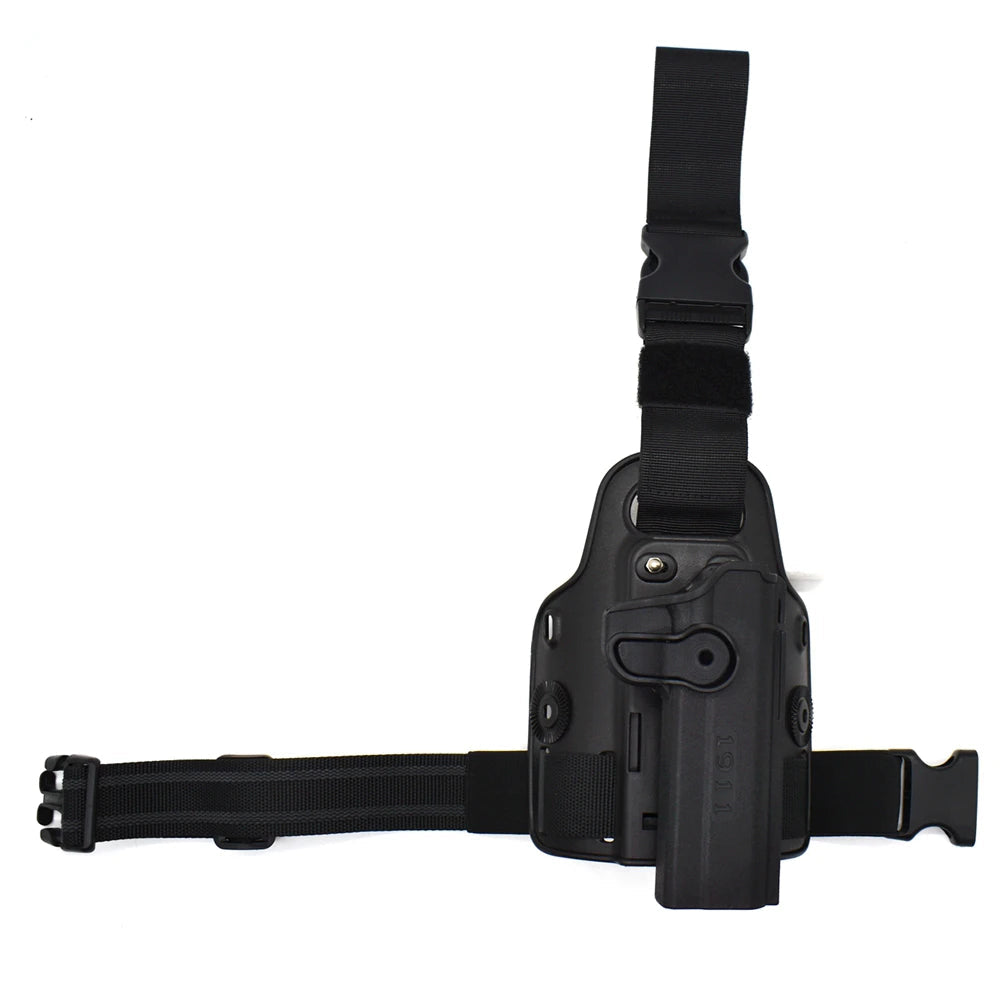 Coldre de Perna IMI para Pistola. Compatível com Glock 17, 19, Beretta M9, 92, 96, Colt 1911, Beretta PX4 Storm