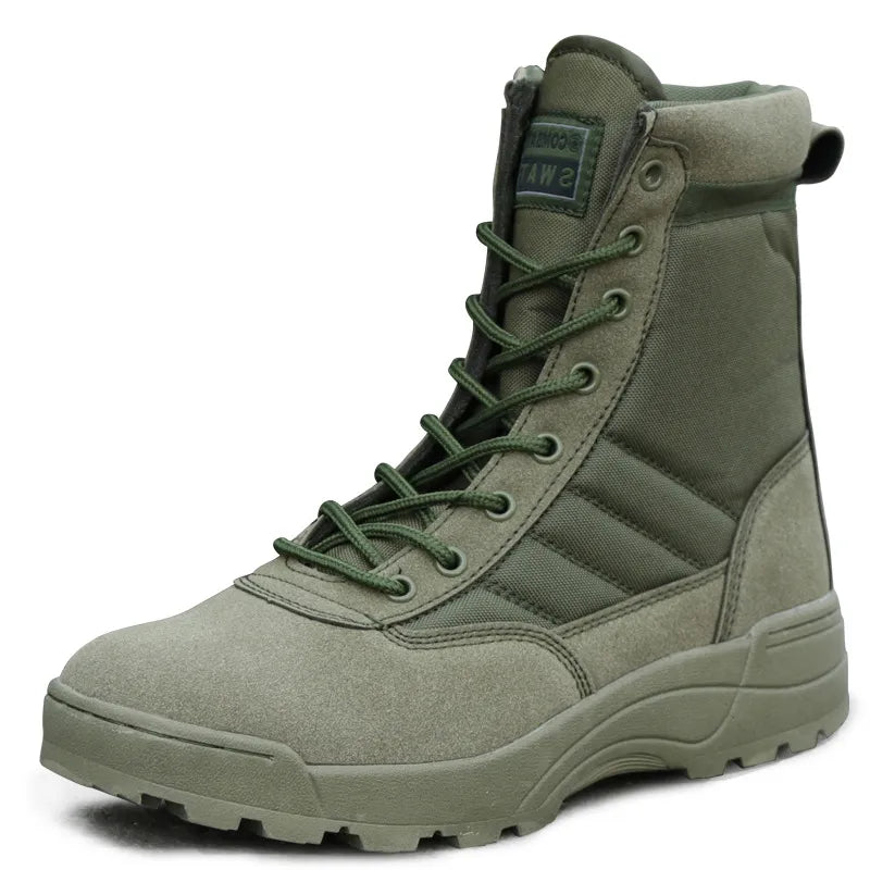 Botas de cano alto militares táticas masculinas - ArmariaBr
