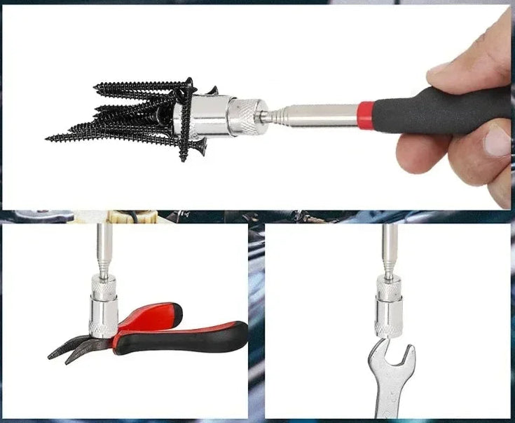 Caneta magnética telescópica portátil