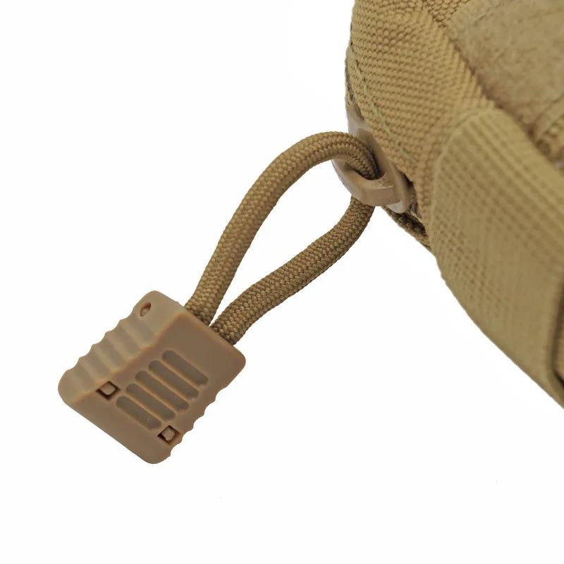 Bolsa tática militar pequena com sistema Molle