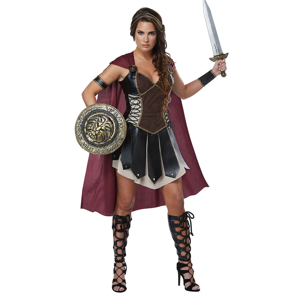 Fantasia de gladiador guerreiro romano