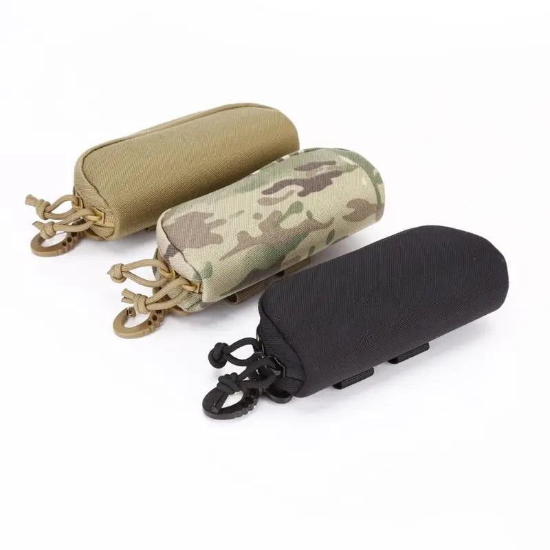 Estojo tático molle para óculos à prova de choque Nylon 1000D