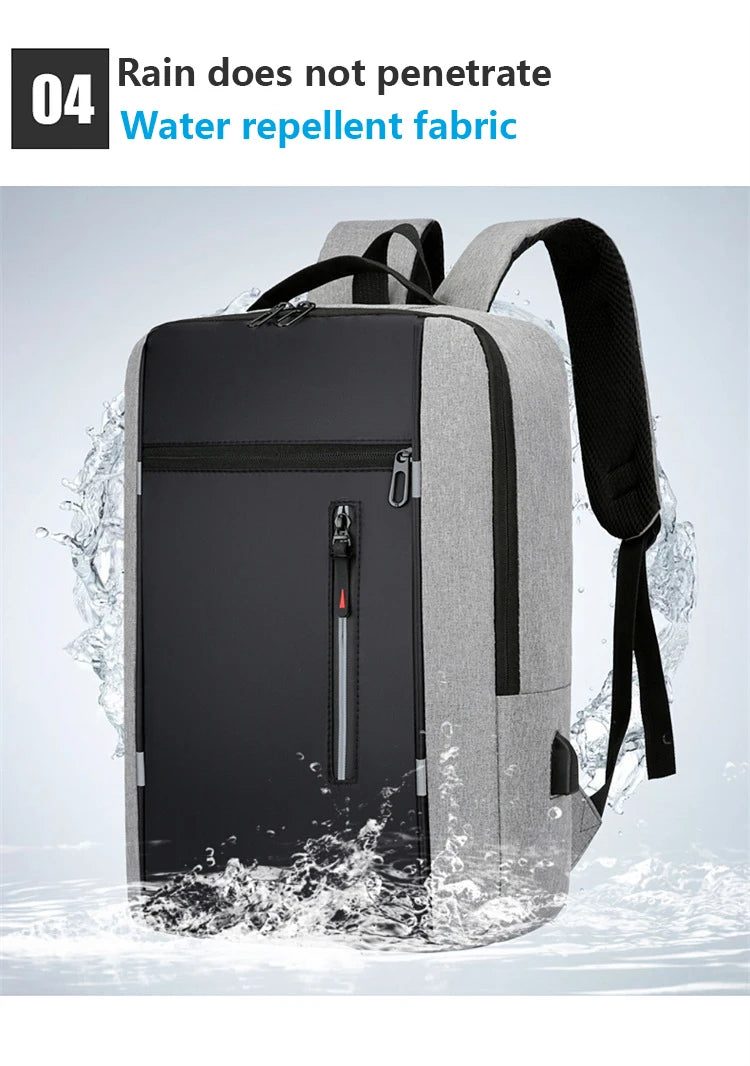 Mochila impermeável para laptop de 15,6"