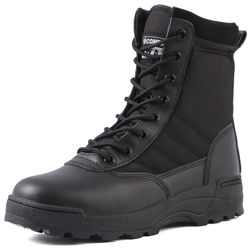 Botas de cano alto militares táticas masculinas – Armaria Brasil