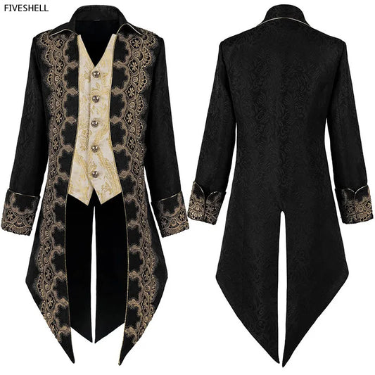 Casaco Vitoriano vintage em veludo masculino