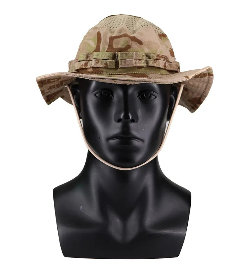 Chapéu camuflado para pesca e caminhada - Tamanho 60