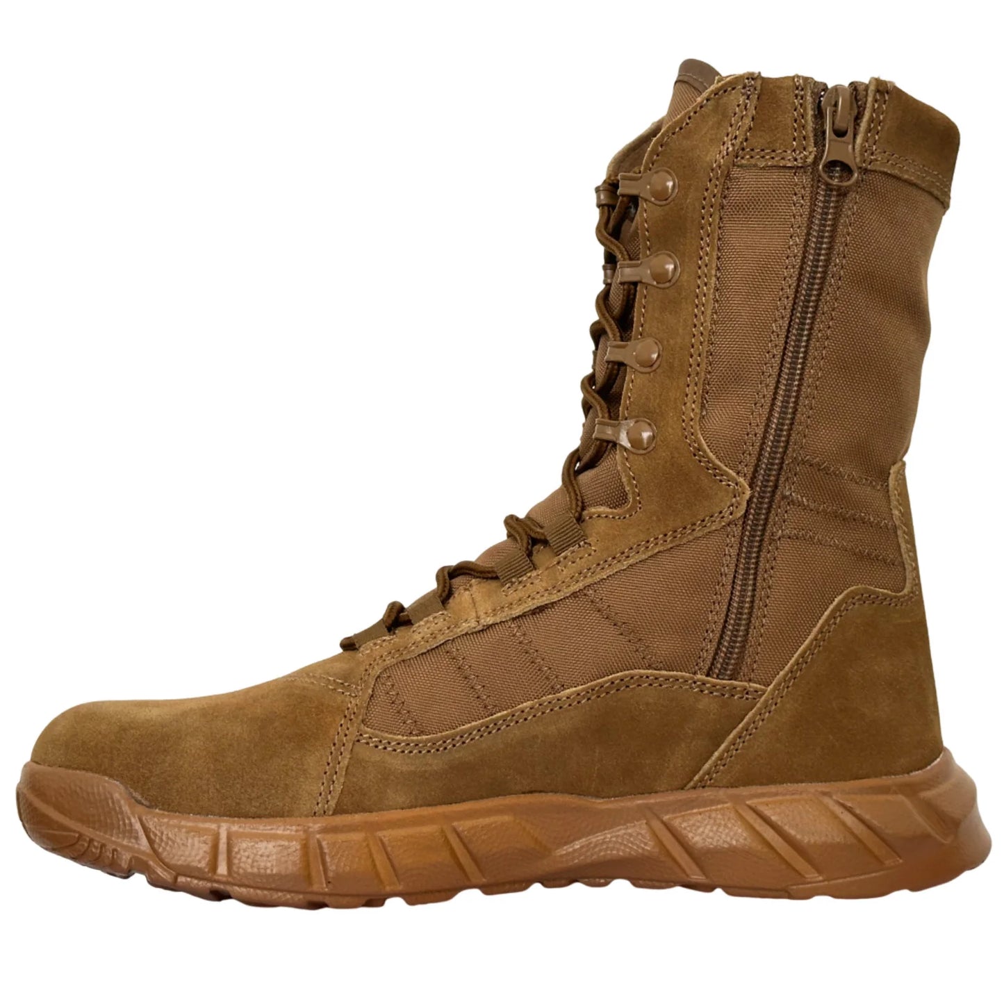 Botas táticas tipo coturno masculinas leves de couro botas de combate anti-colisão para treinamento