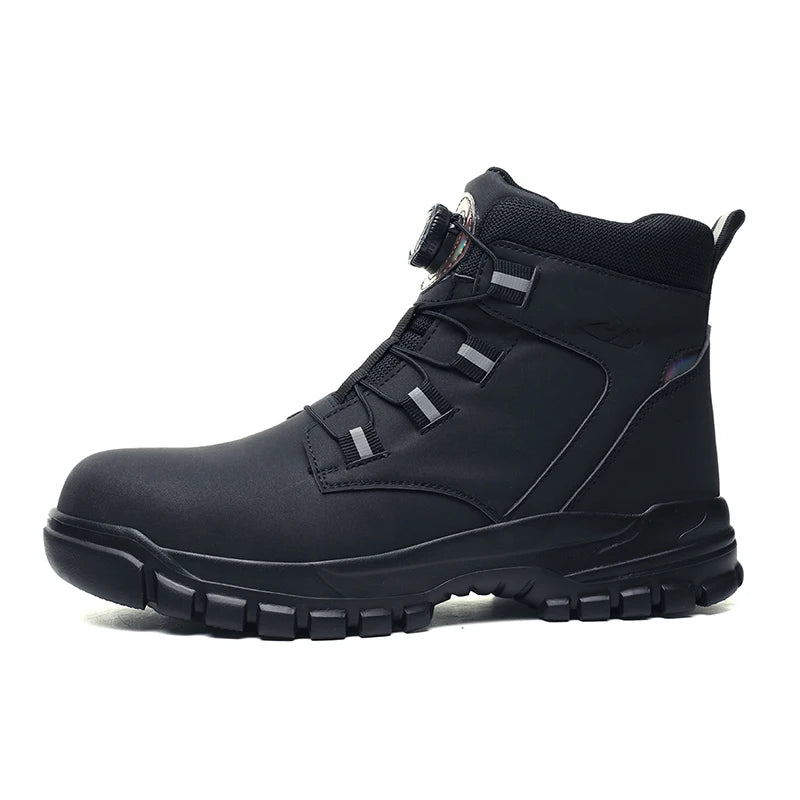 Botas de segurança impermeáveis em aço indestrutível Anti-Smash resistente a cortes