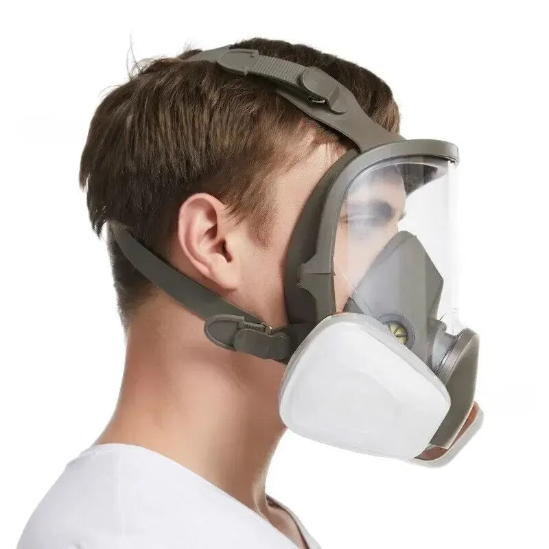 Máscara de gás antiembaçante 6800, pintura industrial, pulverização, respirador, filtro de segurança de trabalho, proteção facial completa contra formaldeído e poeira