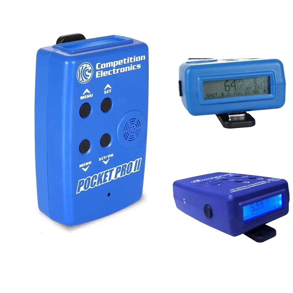 Temporizador de tiro eletrônico com sensor de campainha