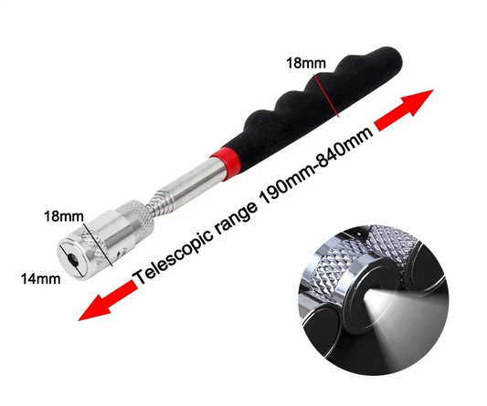 Caneta magnética telescópica portátil