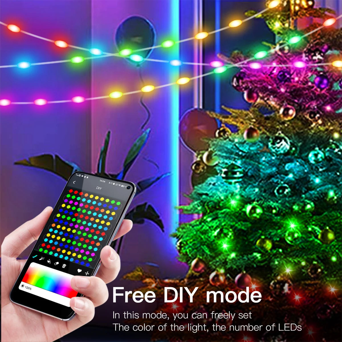 Corda Luz de Led com Bluetooth - ArmariaBr