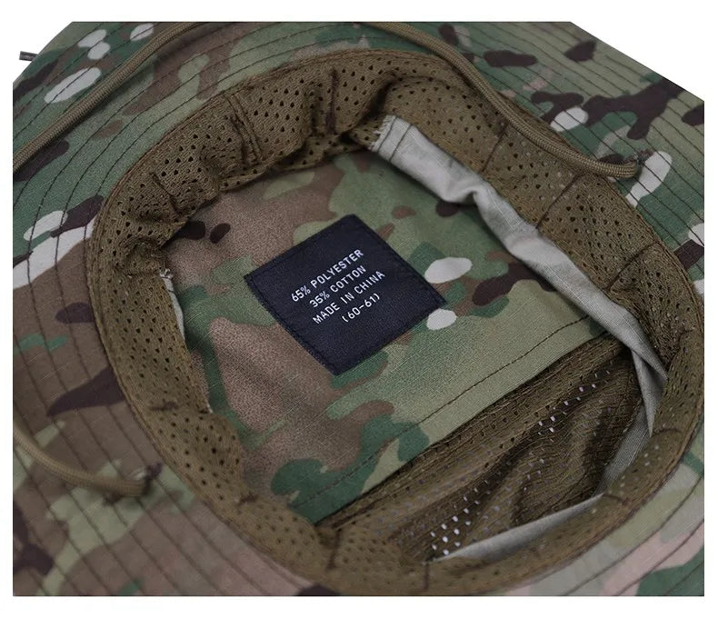 Chapéu camuflado para pesca e caminhada - Tamanho 60