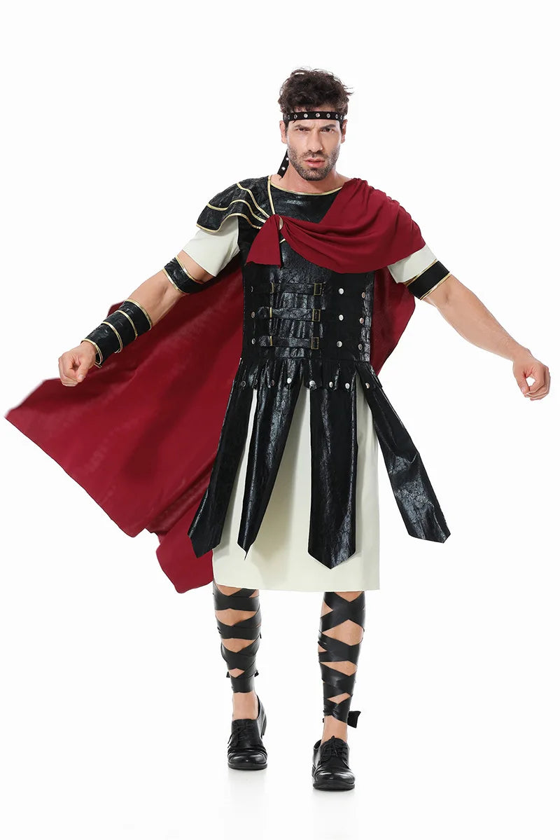 Fantasia de gladiador guerreiro romano