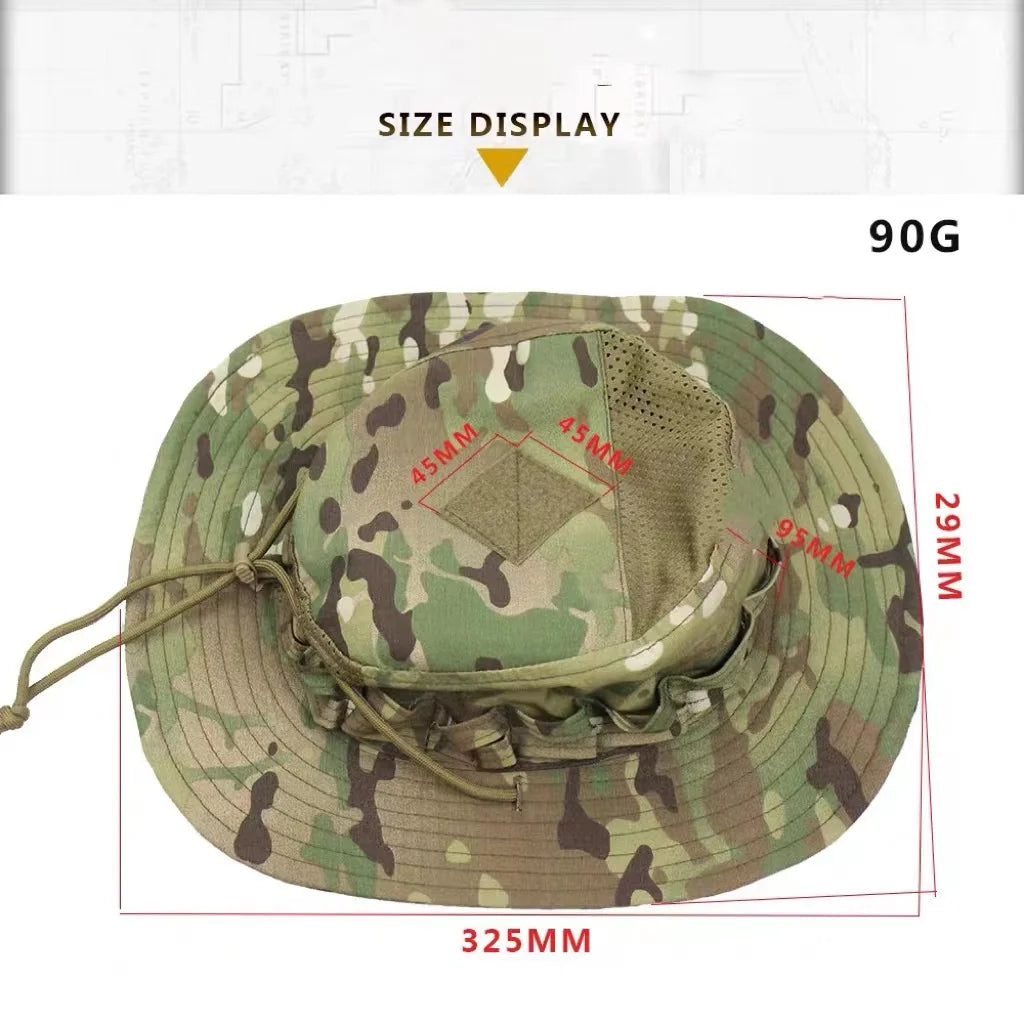 Chapéu camuflado para pesca e caminhada - Tamanho 60