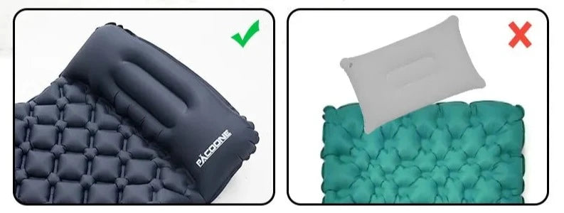 Colchão inflável de casal com bomba de ar embutida