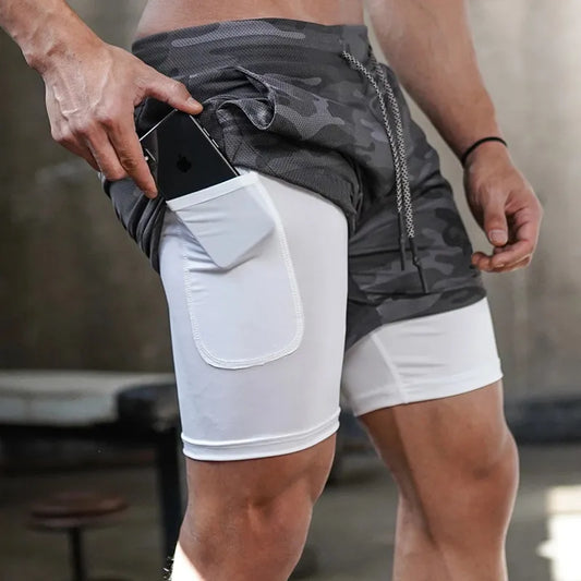 Shorts Duplo Masculino para Esportes