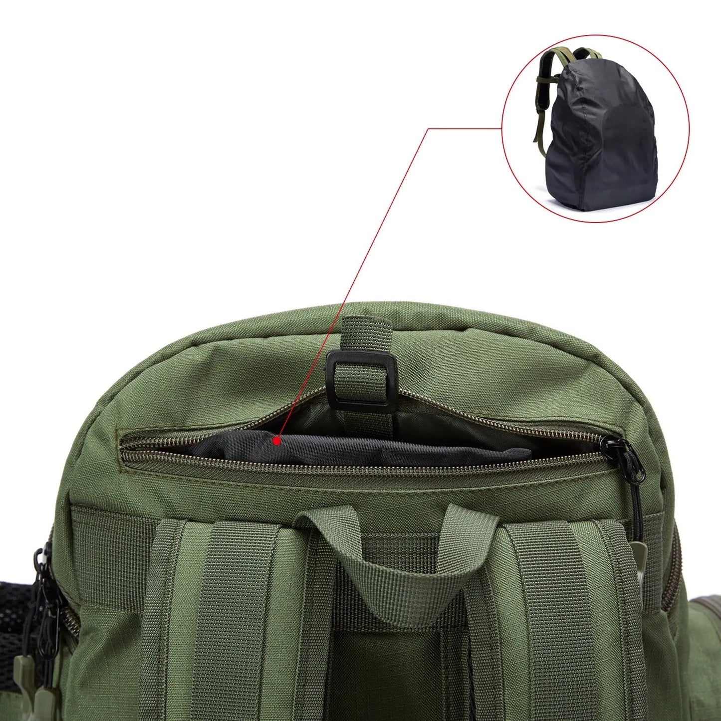 Mochila Leve de Pesca Multifuncional