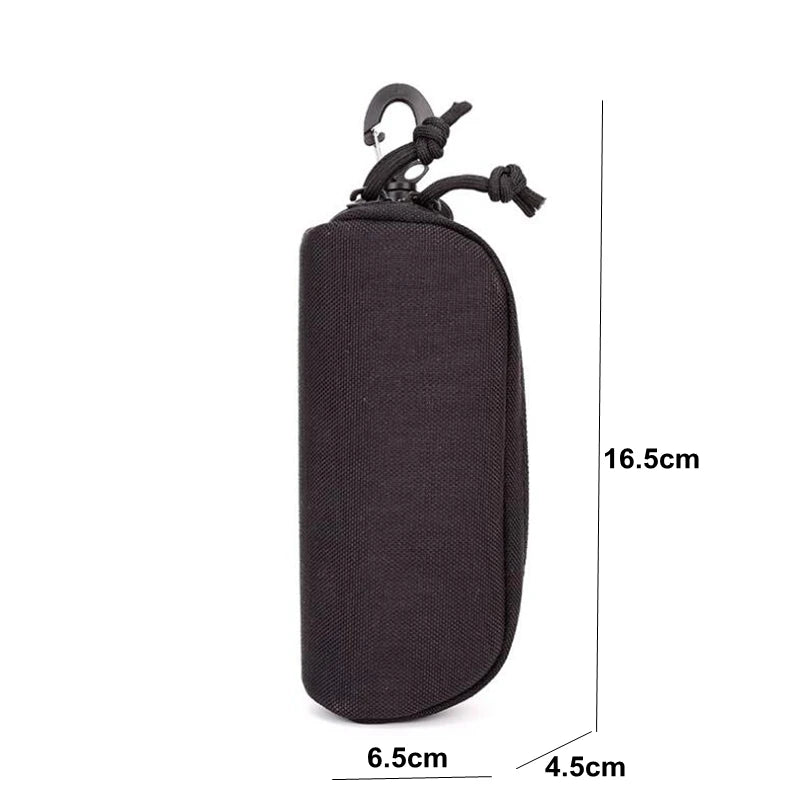 Estojo tático molle para óculos à prova de choque Nylon 1000D