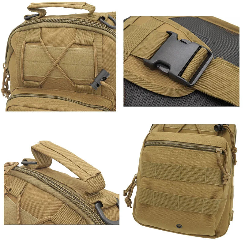 Bolsa de ombro militar tática de 20 litros