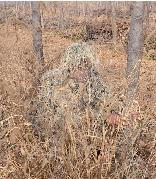 Terno de caçador camuflado com 5 peças