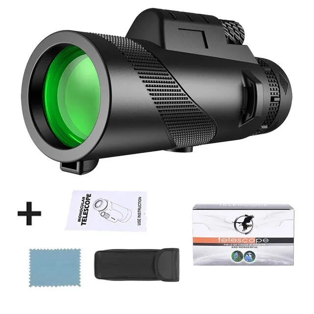 Telescópio Monocular de Longo Alcance Caça Camping