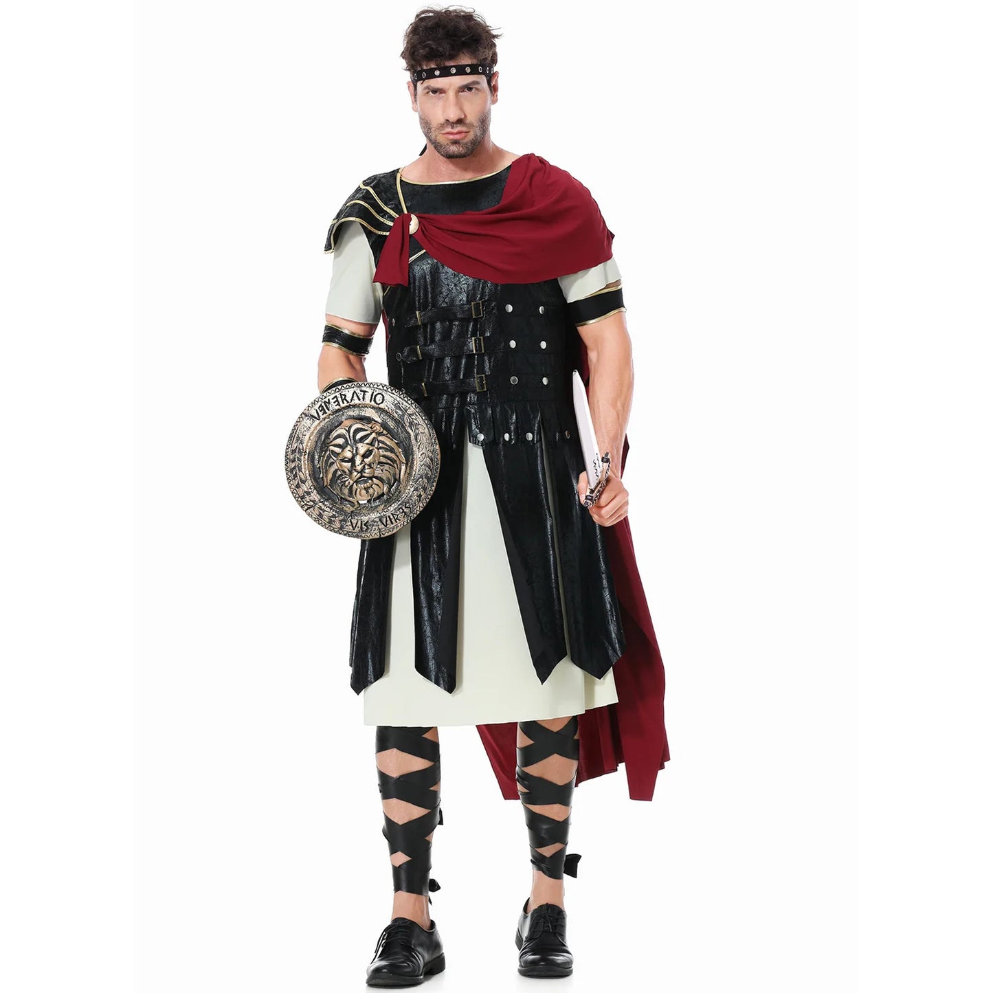 Fantasia de gladiador guerreiro romano