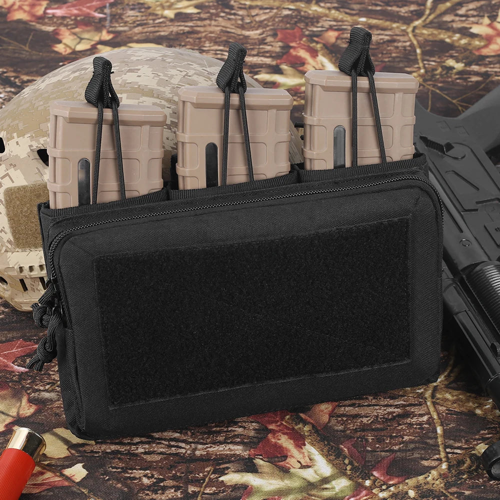 Porta-Carregadores Triplo Tático para 5.56 e 7.62