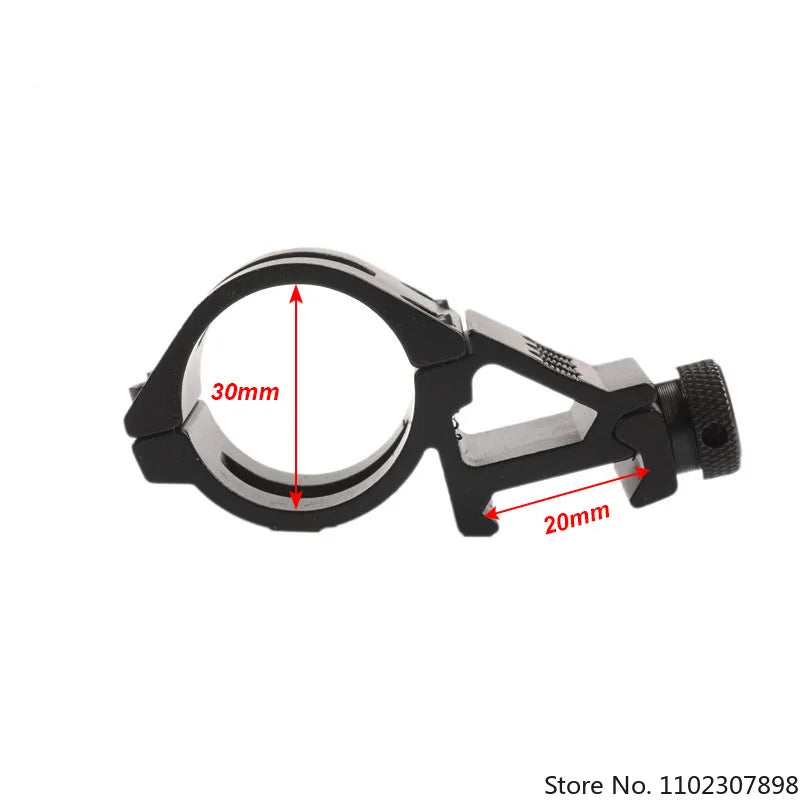 Suporte para luneta de 25,4 mm/30 mm para trilho Picatinny/Weaver padrão de 20 mm