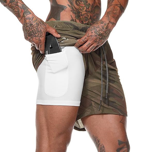 Bermuda Esportiva Dupla Camada 2 em 1 ANSDANK