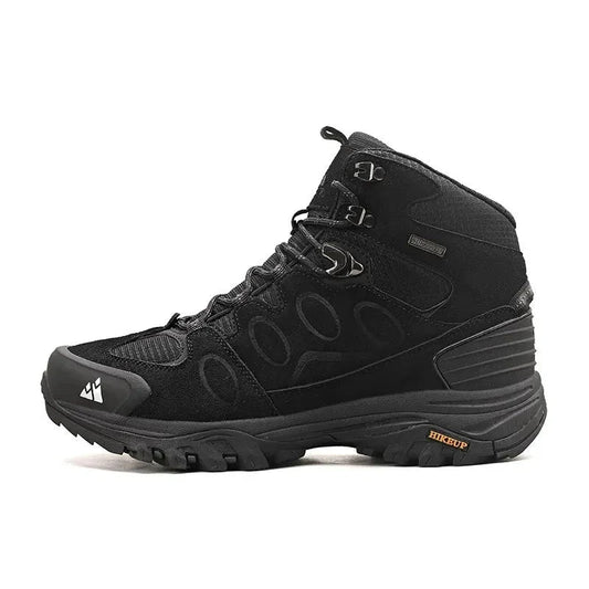 Botas HIKEUP de caminhada com cano alto, antiderrapantes