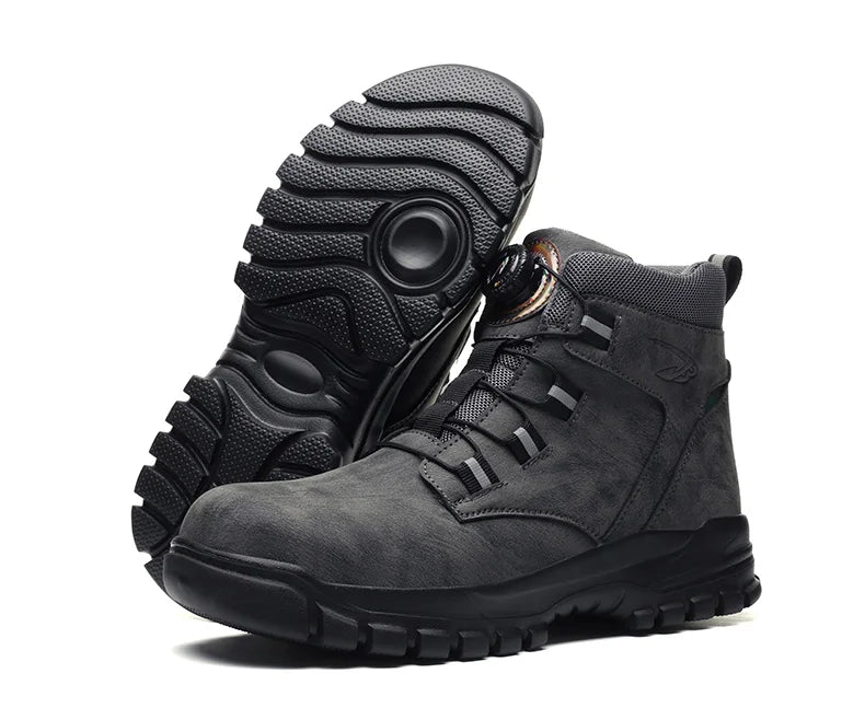 Botas de segurança impermeáveis em aço indestrutível Anti-Smash resistente a cortes