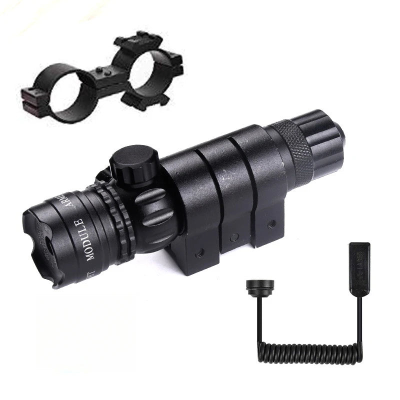 Mira laser vermelha ou verde trilho de 20mm