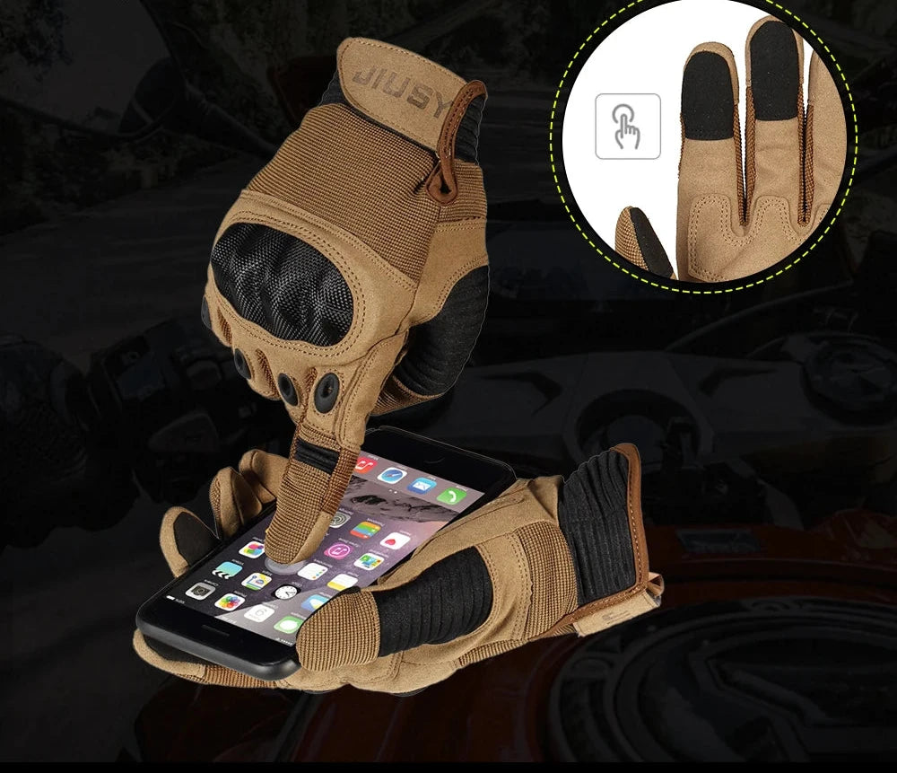 Luvas táticas de tela sensível ao toque para esportes ao ar livre