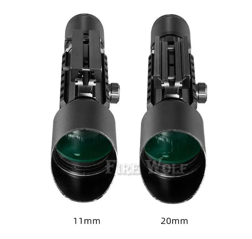 Mira Telescópica M9C 3-10X42 Antissísmica com Laser Infravermelho e Verde Integrado
