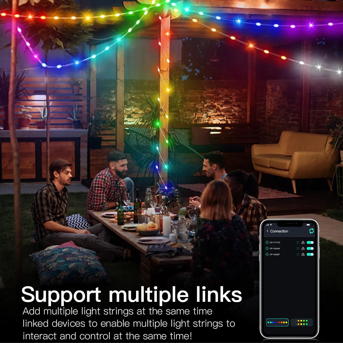 Corda Luz de Led com Bluetooth - ArmariaBr