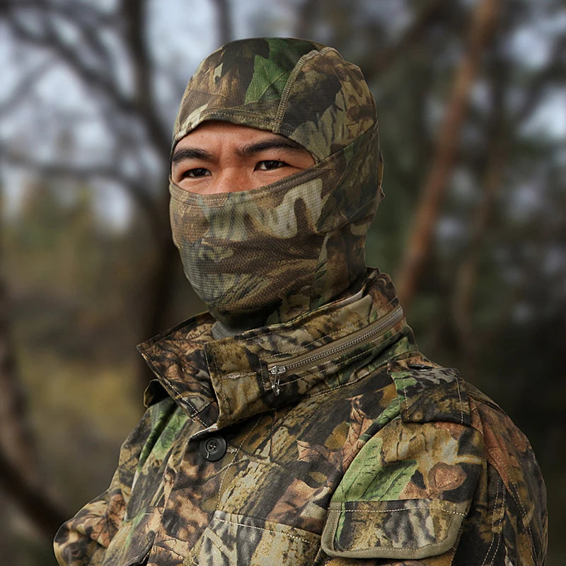Balaclava completa camuflada