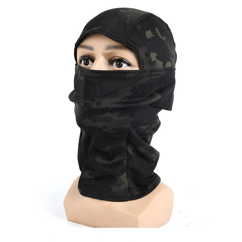 Balaclava completa camuflada