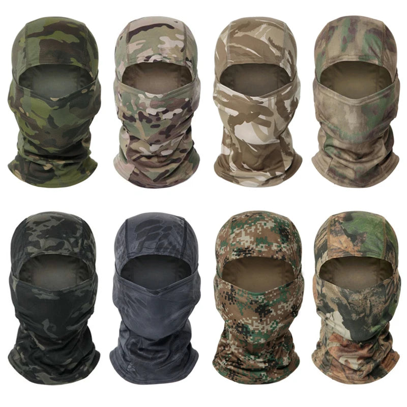 Balaclava completa camuflada