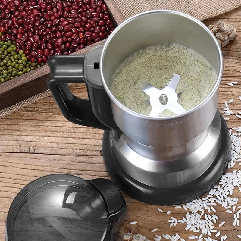 Moedor elétrico multifuncional de alta potência para café, cereais, nozes, feijões, especiarias, grãos ArmariaBr