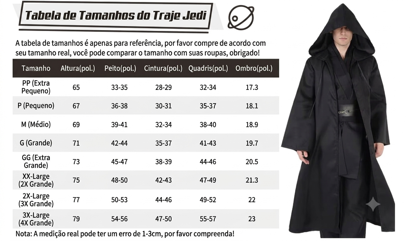 Fantasia Cavaleiro Jedi