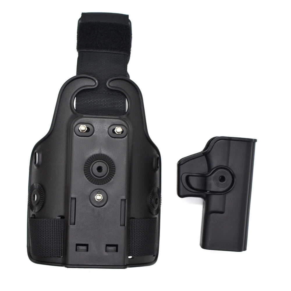 Coldre de Perna IMI para Pistola. Compatível com Glock 17, 19, Beretta M9, 92, 96, Colt 1911, Beretta PX4 Storm